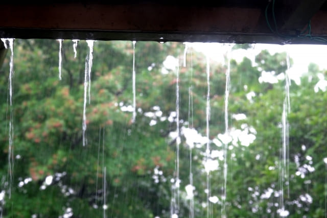 雨の日の空調服