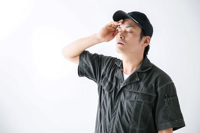 夏場の作業服